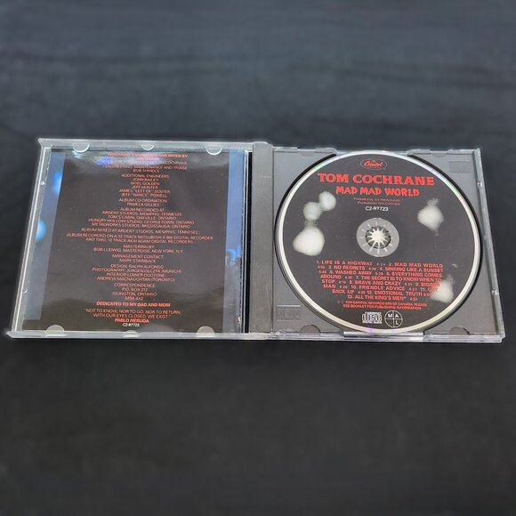 Tom Cochrane Mad Mad World CD - Picture 3 of 3
